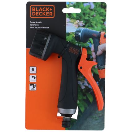 BLACK+DECKER - Pistolet do nawadniania 6 funkcji