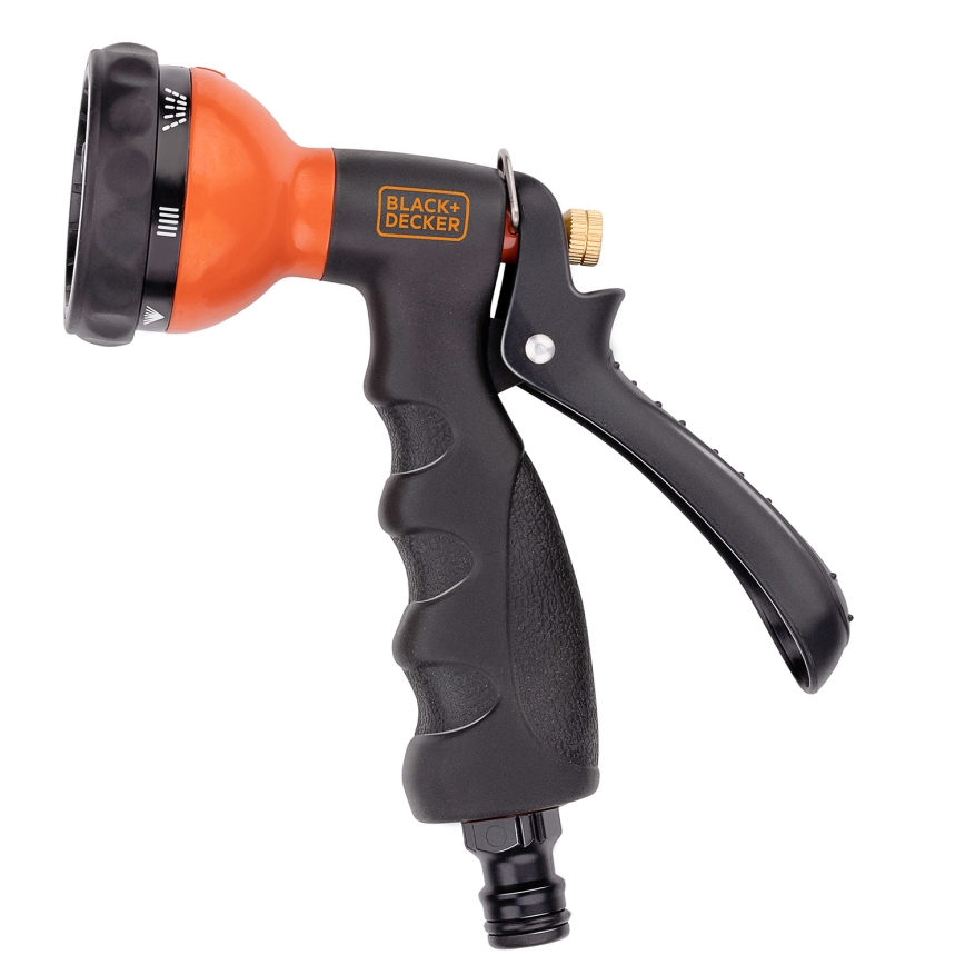 BLACK+DECKER - Pistolet do podlewania z 3 złączkami