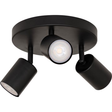 Bodowe oświetlenie VICO 3xGU10/25W/230V czarne od Atmosphera