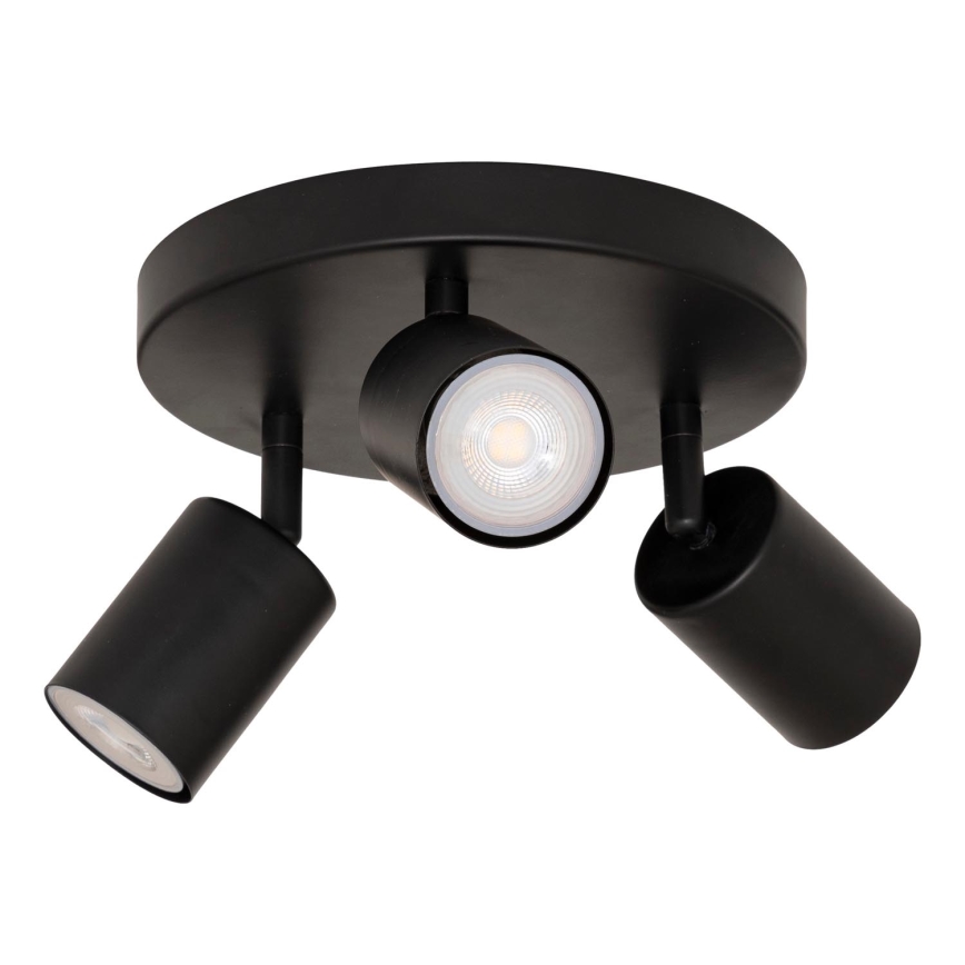 Bodowe oświetlenie VICO 3xGU10/25W/230V czarne od Atmosphera