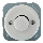 Bohemia-Design - Porcelanowy retro ściemniacz bez ramki 250V/10A biały