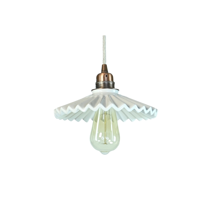 Bohemia-Design - Porcelanowy żyrandol na przewodzie 1xE27/60W/230V