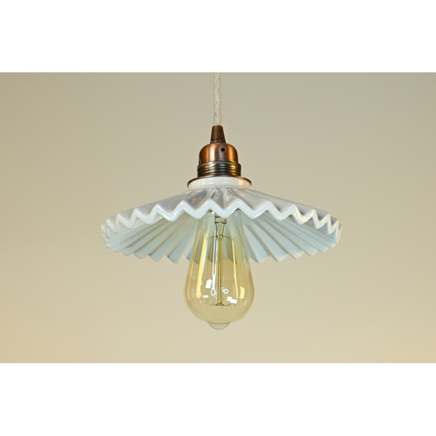 Bohemia-Design - Porcelanowy żyrandol na przewodzie 1xE27/60W/230V