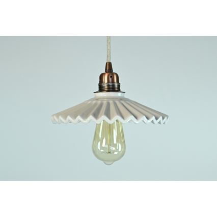 Bohemia-Design - Porcelanowy żyrandol na przewodzie 1xE27/60W/230V