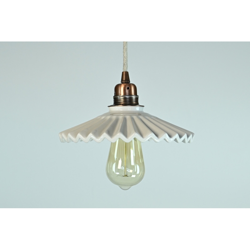 Bohemia-Design - Porcelanowy żyrandol na przewodzie 1xE27/60W/230V
