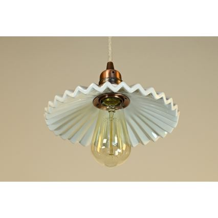 Bohemia-Design - Porcelanowy żyrandol na przewodzie 1xE27/60W/230V