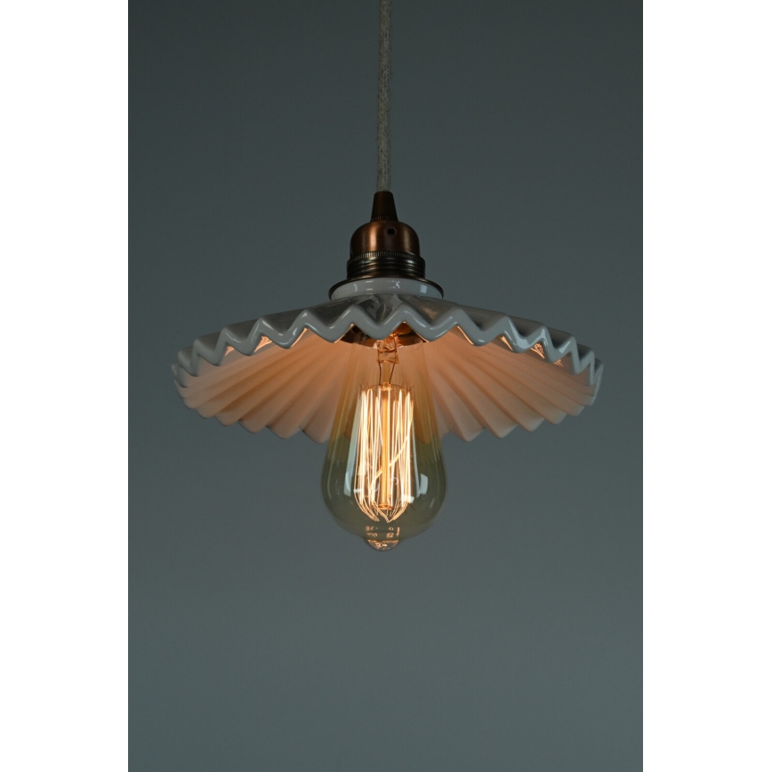 Bohemia-Design - Porcelanowy żyrandol na przewodzie 1xE27/60W/230V