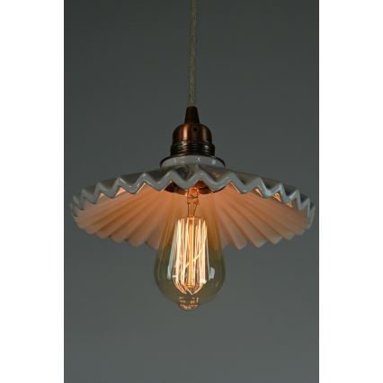 Bohemia-Design - Porcelanowy żyrandol na przewodzie 1xE27/60W/230V