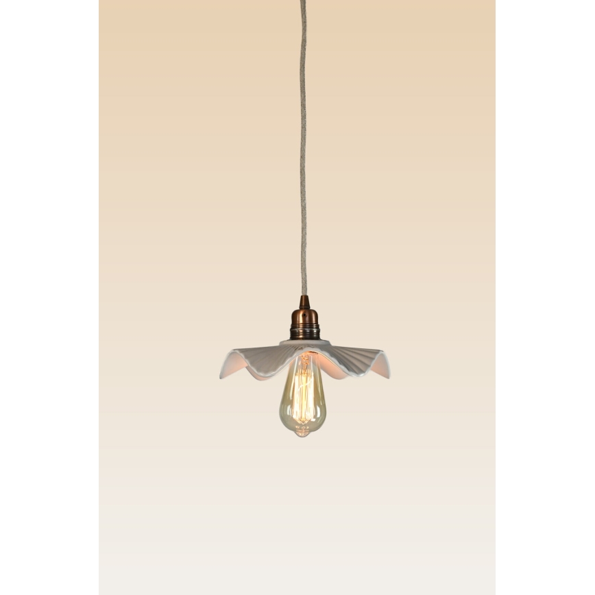 Bohemia-Design - Porcelanowy żyrandol na przewodzie 1xE27/60W/230V