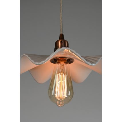 Bohemia-Design - Porcelanowy żyrandol na przewodzie 1xE27/60W/230V