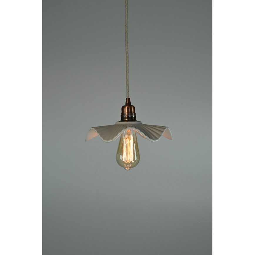 Bohemia-Design - Porcelanowy żyrandol na przewodzie 1xE27/60W/230V