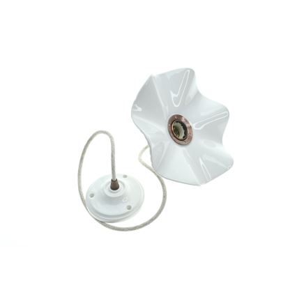 Bohemia-Design - Porcelanowy żyrandol na przewodzie 1xE27/60W/230V