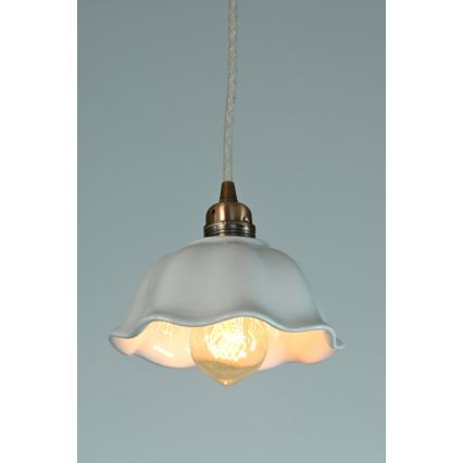 Bohemia-Design - Porcelanowy żyrandol na przewodzie 1xE27/60W/230V