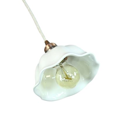 Bohemia-Design - Porcelanowy żyrandol na przewodzie 1xE27/60W/230V