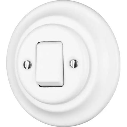 Bohemia-Design - Prosta porcelanowa ramka w stylu retro, biała