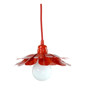 Bohemia-Design - Żyrandol na linkę 1xE27/60W/230V czerwony