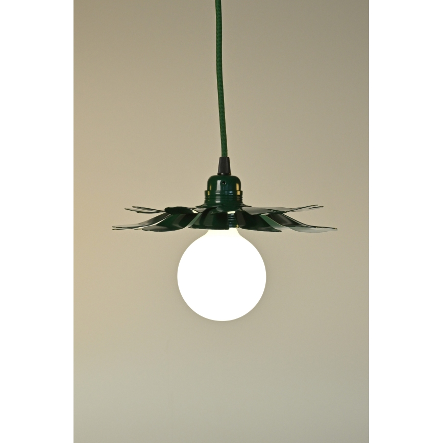 Bohemia-Design - Żyrandol na linkę 1xE27/60W/230V zielony