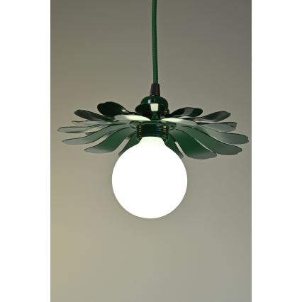 Bohemia-Design - Żyrandol na linkę 1xE27/60W/230V zielony