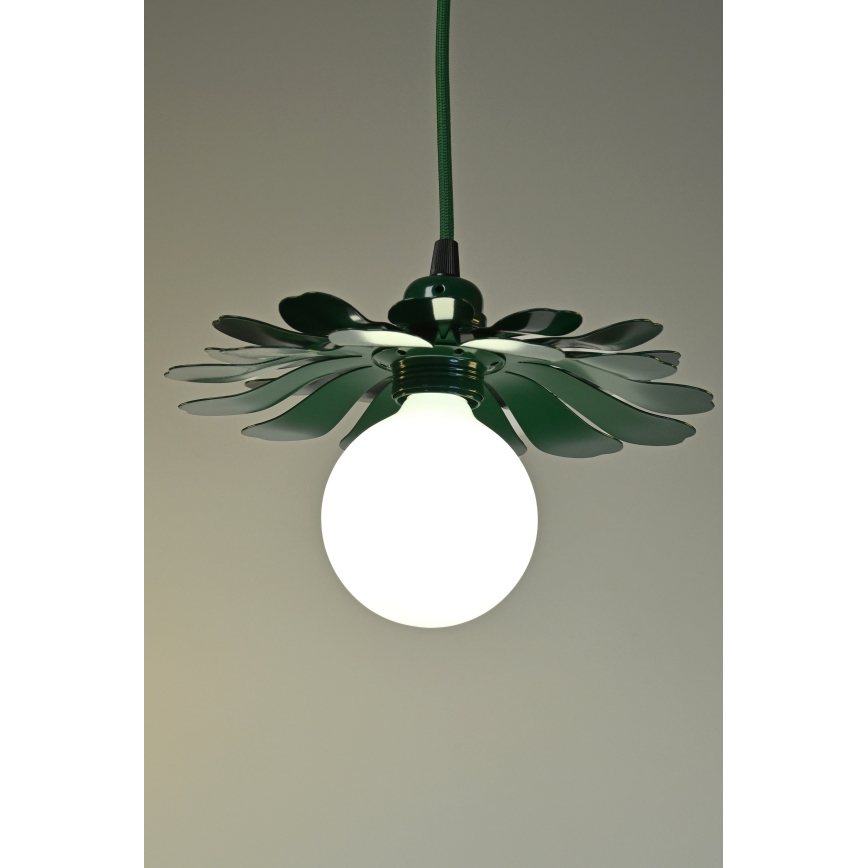 Bohemia-Design - Żyrandol na linkę 1xE27/60W/230V zielony
