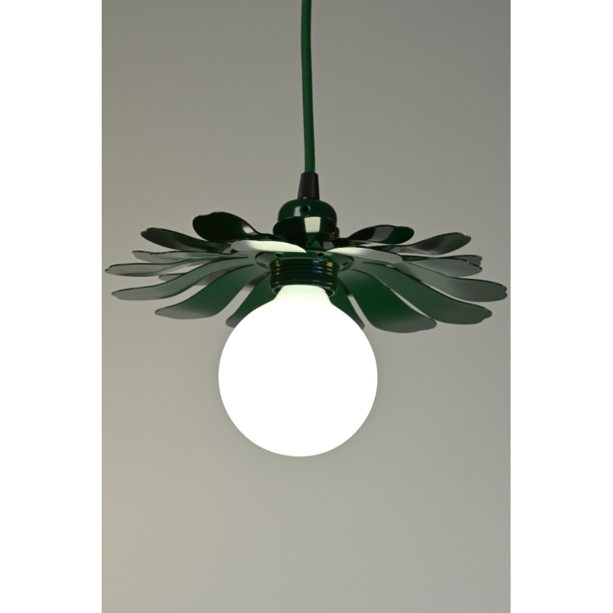 Bohemia-Design - Żyrandol na linkę 1xE27/60W/230V zielony