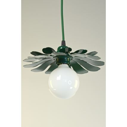 Bohemia-Design - Żyrandol na linkę 1xE27/60W/230V zielony