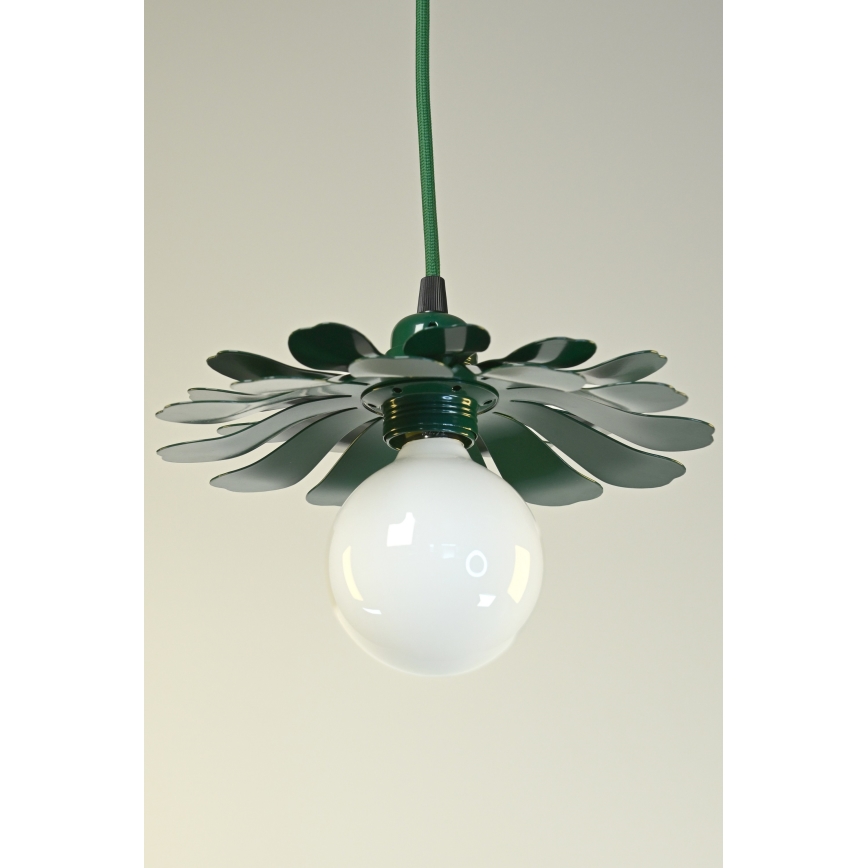 Bohemia-Design - Żyrandol na linkę 1xE27/60W/230V zielony