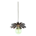Bohemia-Design - Żyrandol na przewodzie 1xE27/60W/230V brązowy
