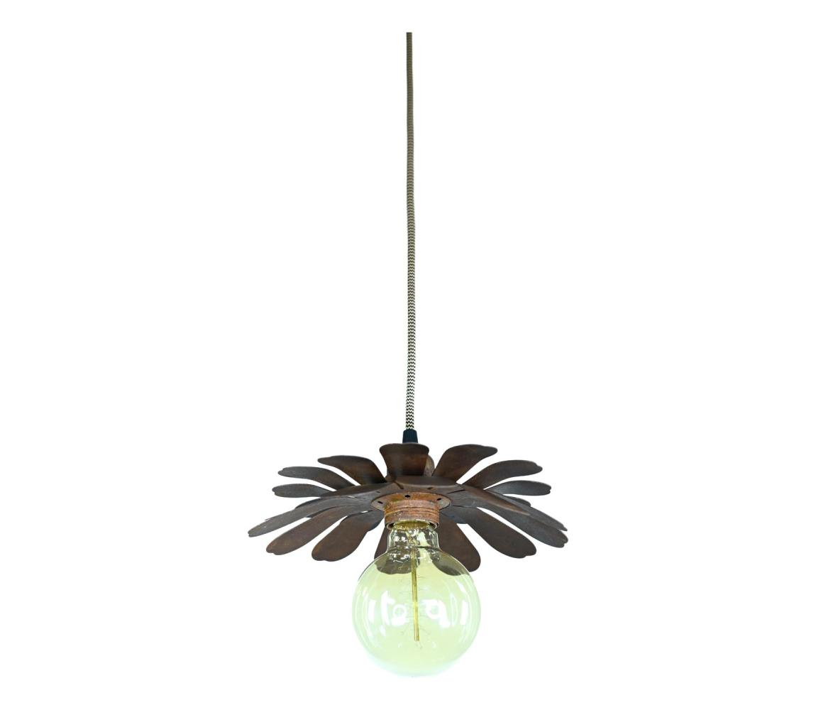 Bohemia-Design - Żyrandol na przewodzie 1xE27/60W/230V brązowy