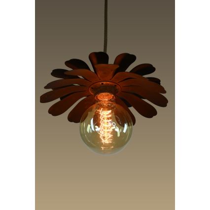 Bohemia-Design - Żyrandol na przewodzie 1xE27/60W/230V brązowy
