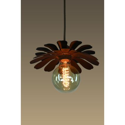 Bohemia-Design - Żyrandol na przewodzie 1xE27/60W/230V brązowy