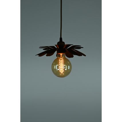 Bohemia-Design - Żyrandol na przewodzie 1xE27/60W/230V brązowy