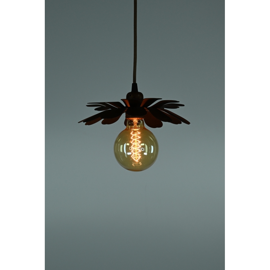 Bohemia-Design - Żyrandol na przewodzie 1xE27/60W/230V brązowy