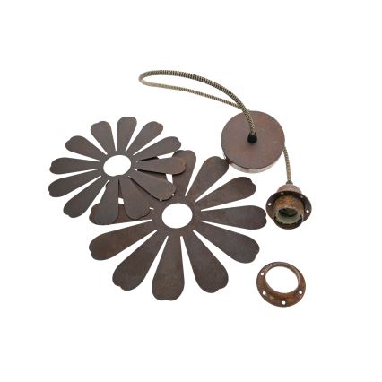 Bohemia-Design - Żyrandol na przewodzie 1xE27/60W/230V brązowy