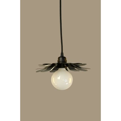 Bohemia-Design - Żyrandol na przewodzie 1xE27/60W/230V czarny