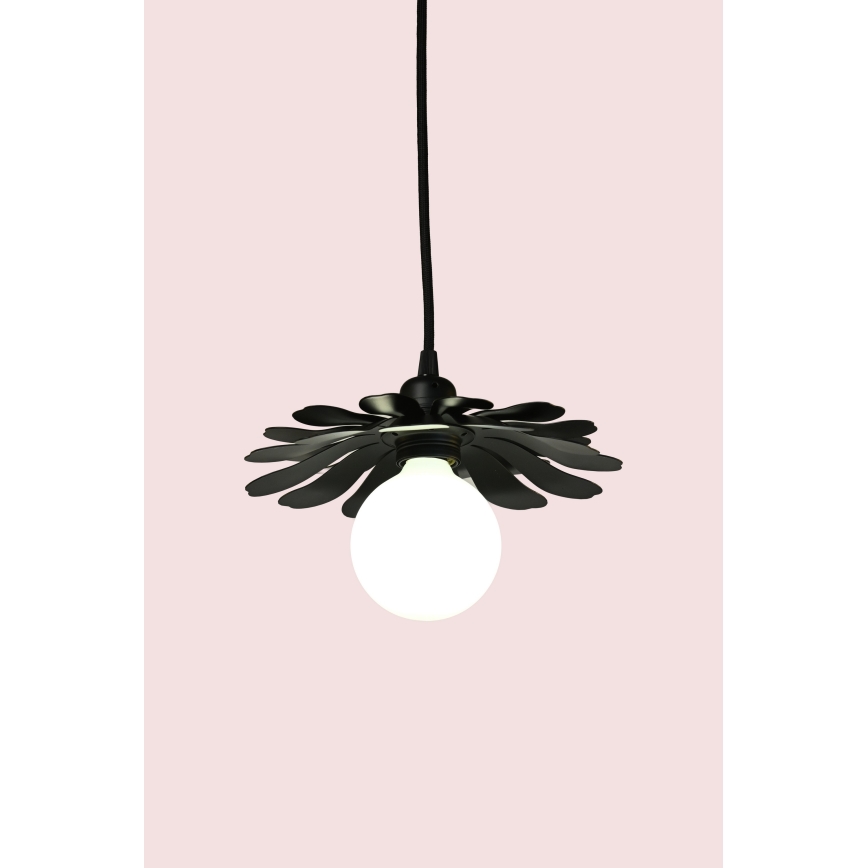 Bohemia-Design - Żyrandol na przewodzie 1xE27/60W/230V czarny