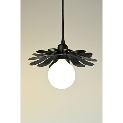 Bohemia-Design - Żyrandol na przewodzie 1xE27/60W/230V czarny