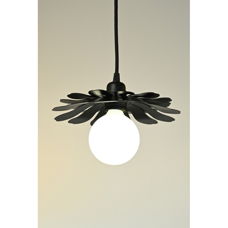 Bohemia-Design - Żyrandol na przewodzie 1xE27/60W/230V czarny