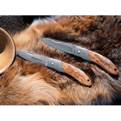 Böker - Kieszonkowy nóż damasceński Magnum Caveman 19,4 cm