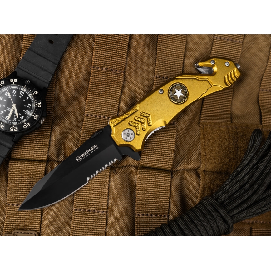 Böker - Nóż kieszonkowy Magnum Army Rescue 21,9 cm