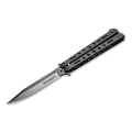 Böker - Nóż kieszonkowy Magnum Balisong All Black 22,9 cm