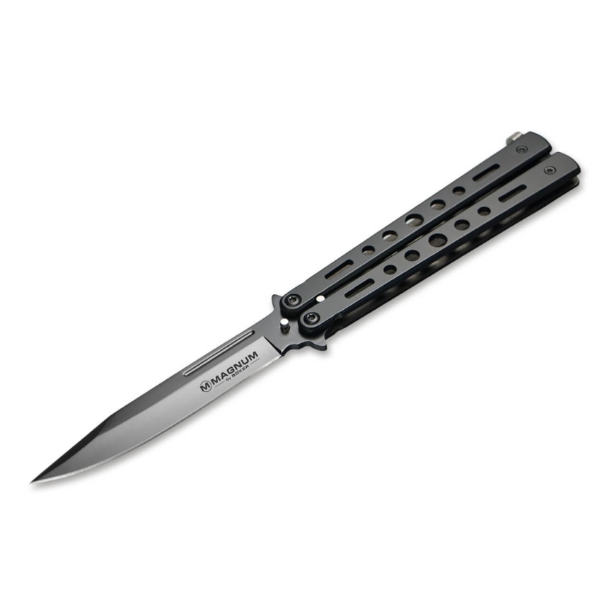 Böker - Nóż kieszonkowy Magnum Balisong All Black 22,9 cm