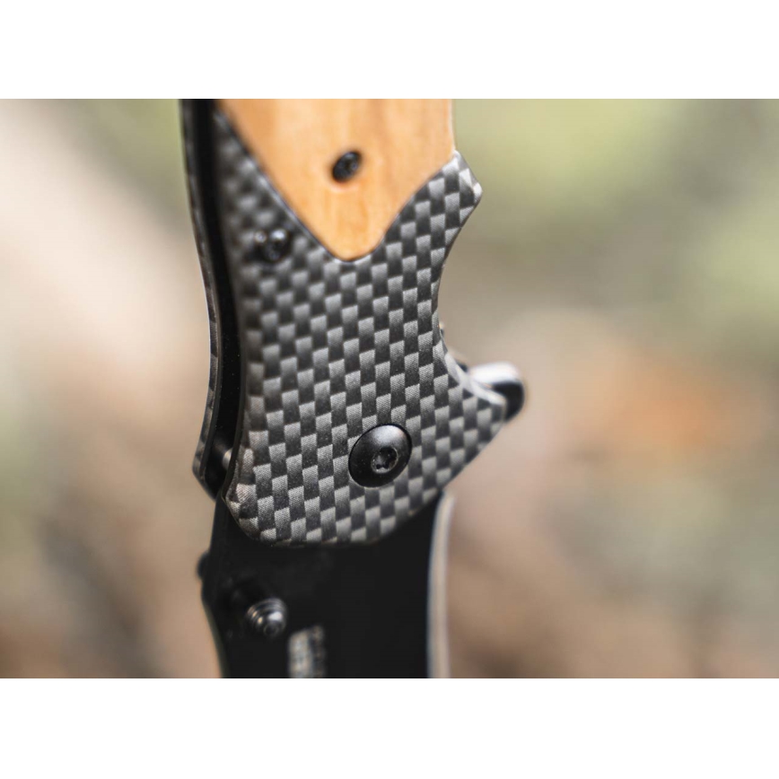 Böker - Nóż kieszonkowy Magnum Blomkvist Olive 20,5 cm drewno oliwne