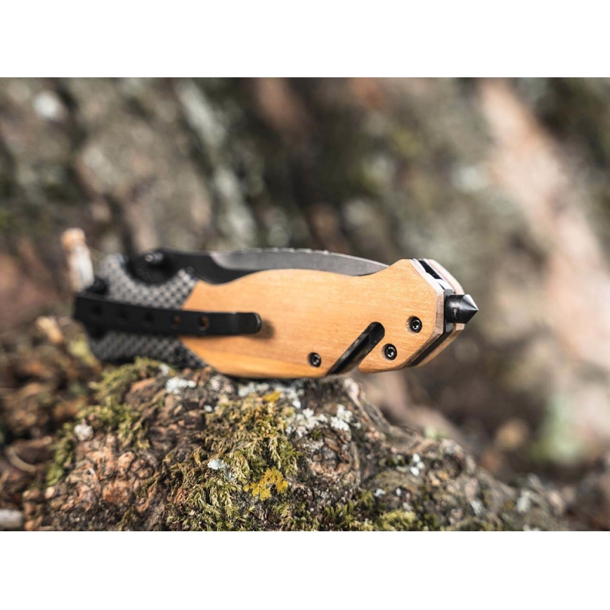 Böker - Nóż kieszonkowy Magnum Blomkvist Olive 20,5 cm drewno oliwne
