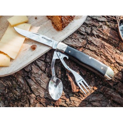 Böker - Nóż kieszonkowy ze sztućcami Magnum Bon Appetite 18,7 cm pakka