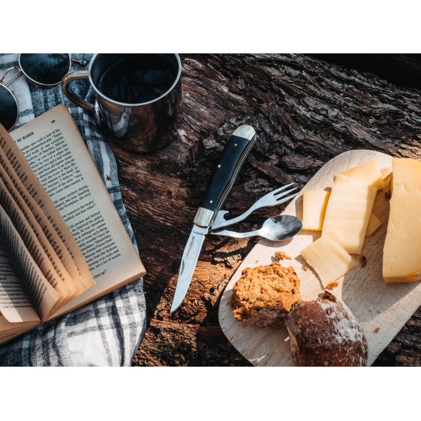 Böker - Nóż kieszonkowy ze sztućcami Magnum Bon Appetite 18,7 cm pakka