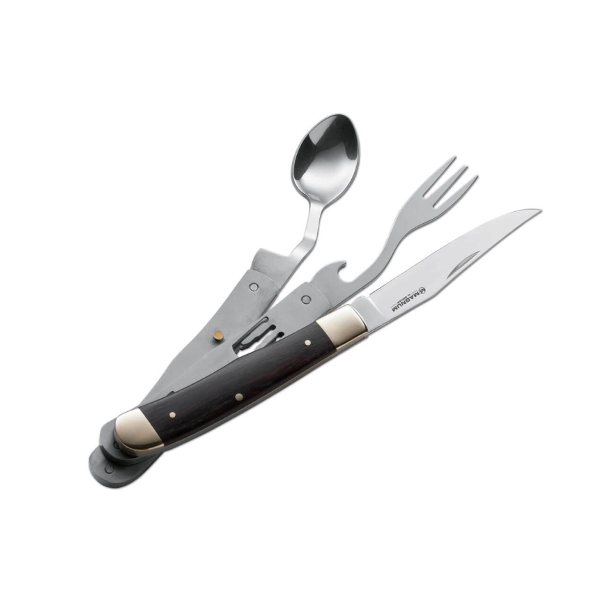 Böker - Nóż kieszonkowy ze sztućcami Magnum Bon Appetite 18,7 cm pakka