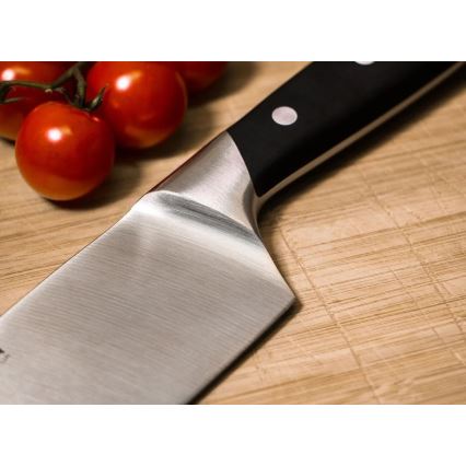 Böker - Nóż kuchenny santoku FORGE 16 cm czarny