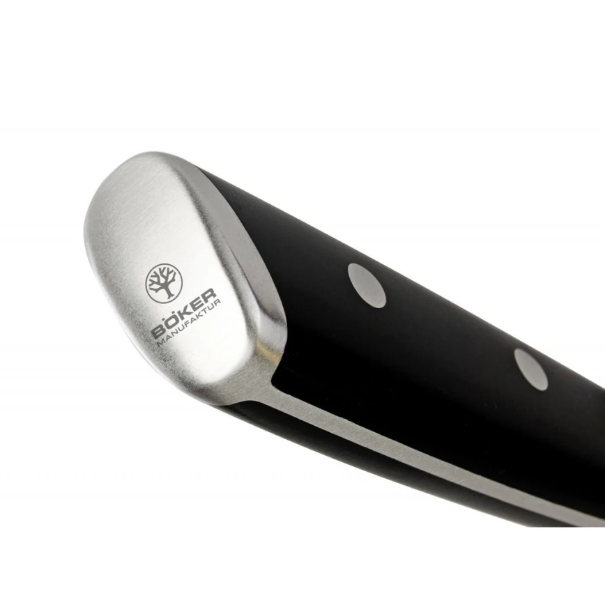 Böker - Nóż kuchenny santoku FORGE 16 cm czarny