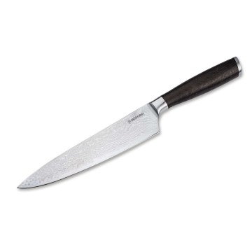 Böker - Nóż szefa kuchni damasceński DAMAST 19,8 cm, rękojeść z dębu