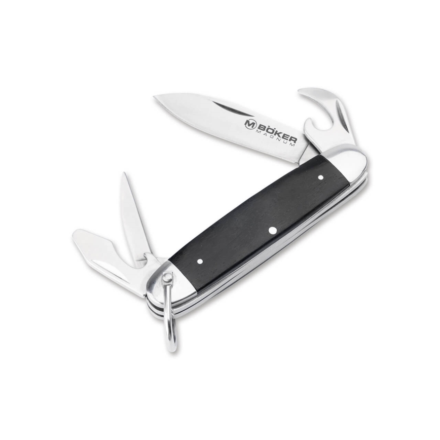 Böker - Wielofunkcyjny nóż kieszonkowy Magnum Classic Pocket Steel 16 cm/4 funkcje palisander